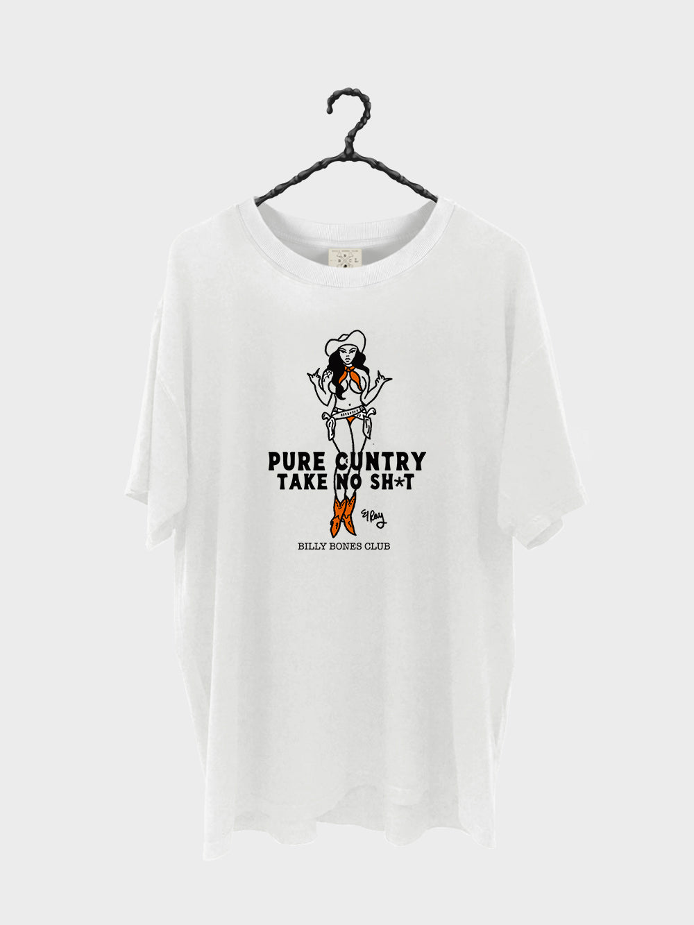 Pure C*ntry Tee - Vintage White