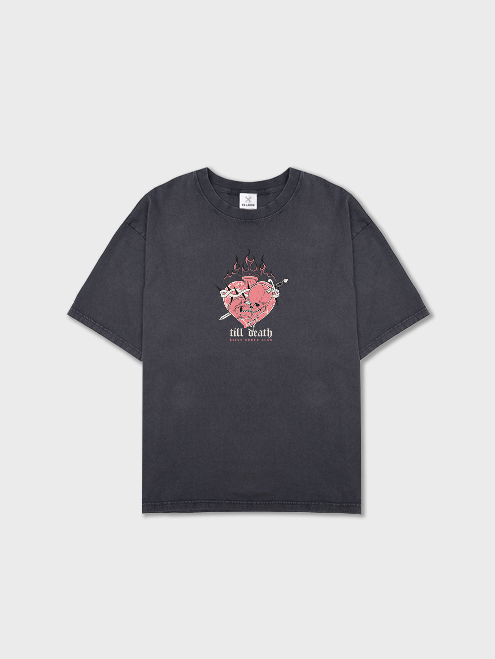 Till Death 3.0 Tee - Washed Black