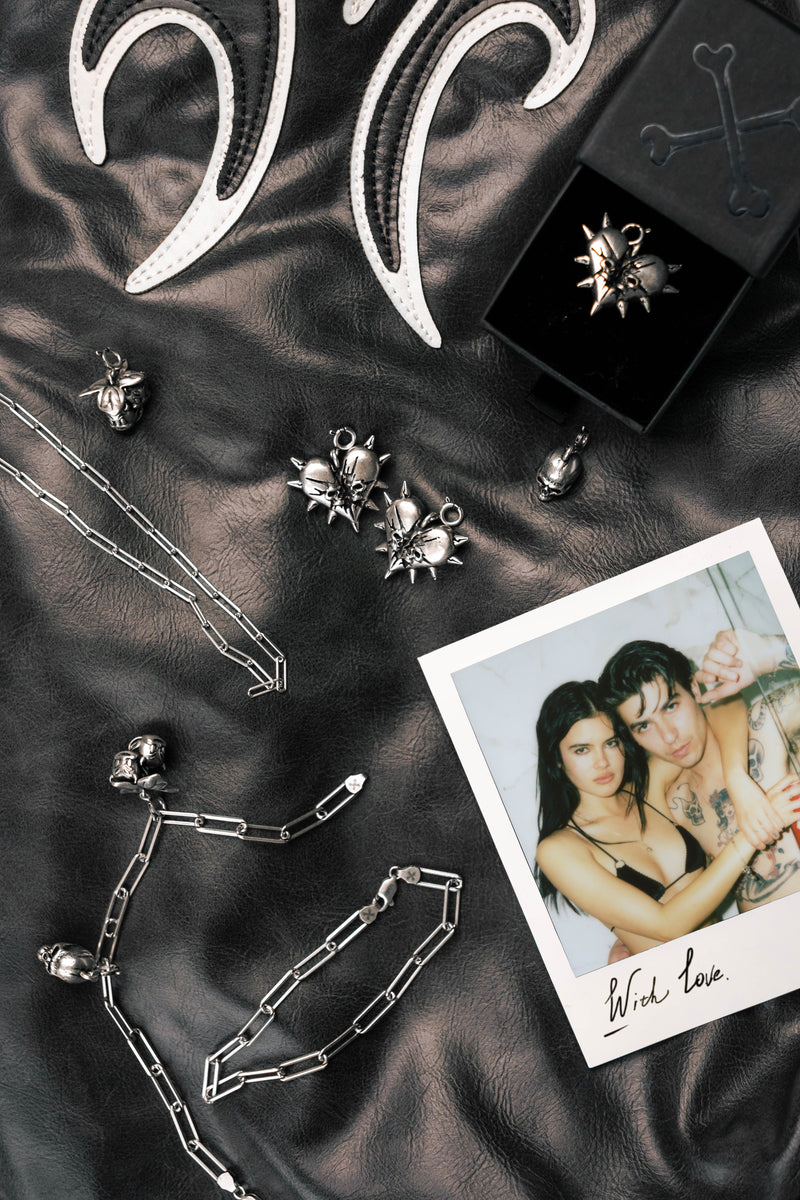 Skull Charm - 925 Silver