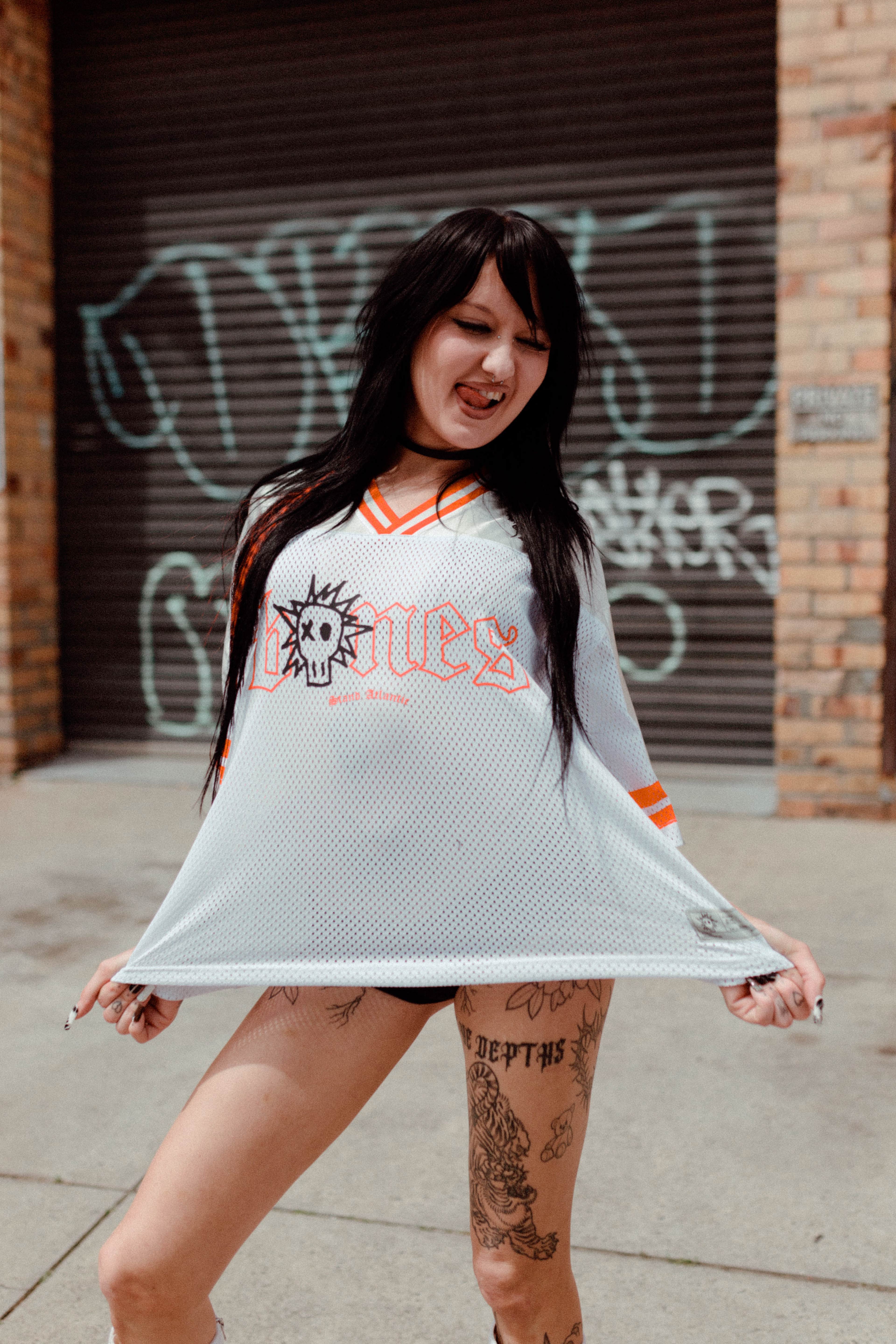 Stand Atlantic x Bones Jersey - White/Red