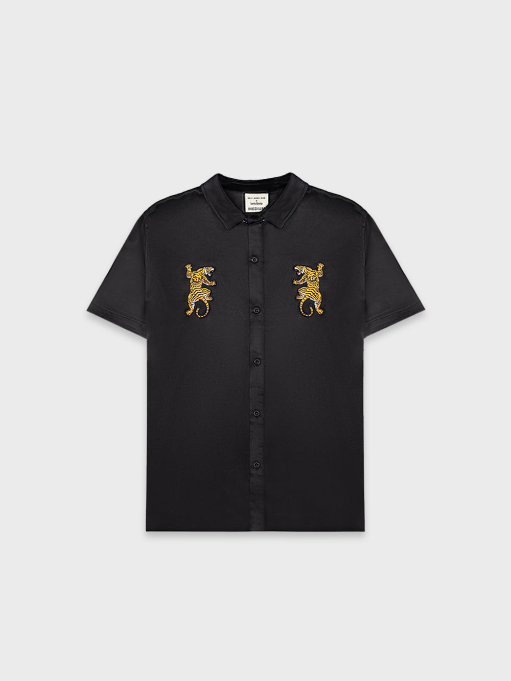 Bernie Bones Tiger Silk Shirt