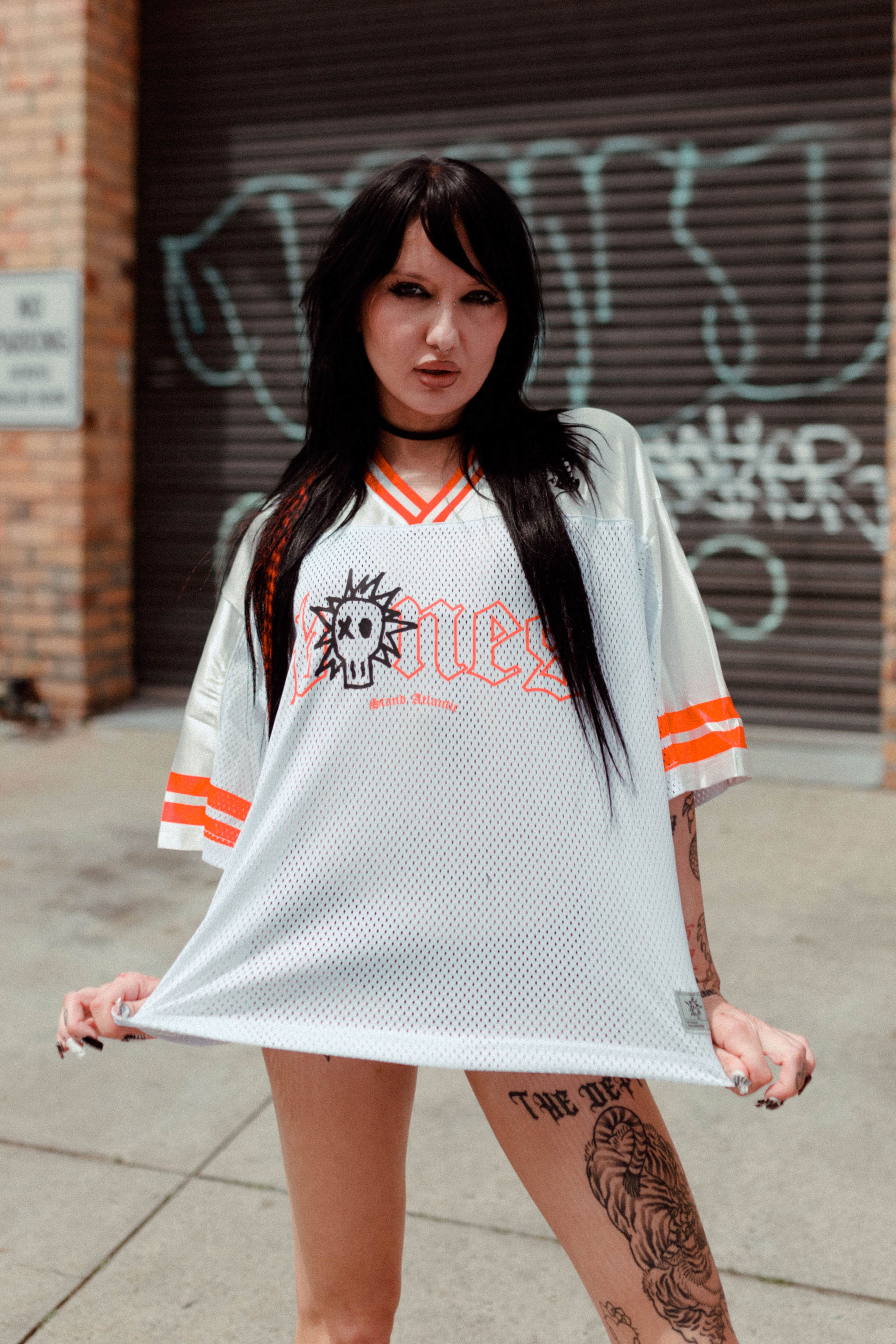 Stand Atlantic x Bones Jersey - White/Red