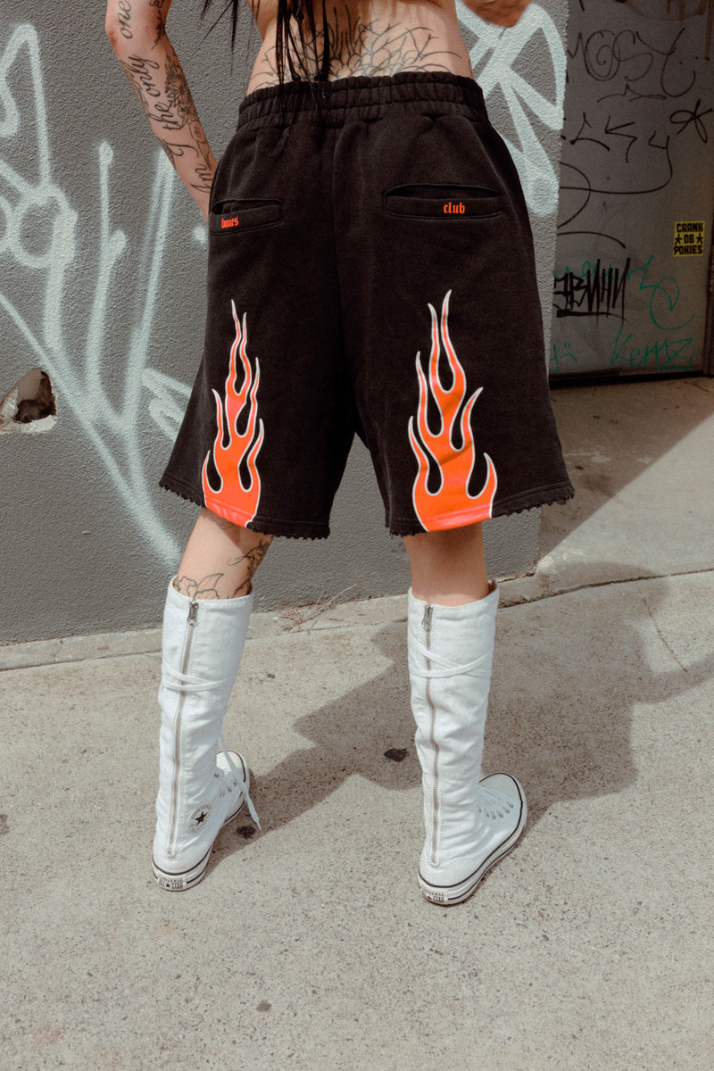 Stand Atlantic x Bones Jersey Shorts - Vintage Black